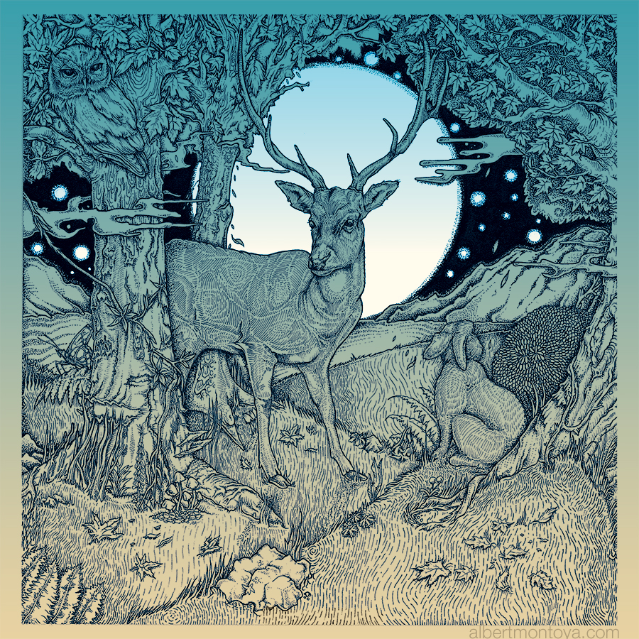 Mixed media illustration, 2015.