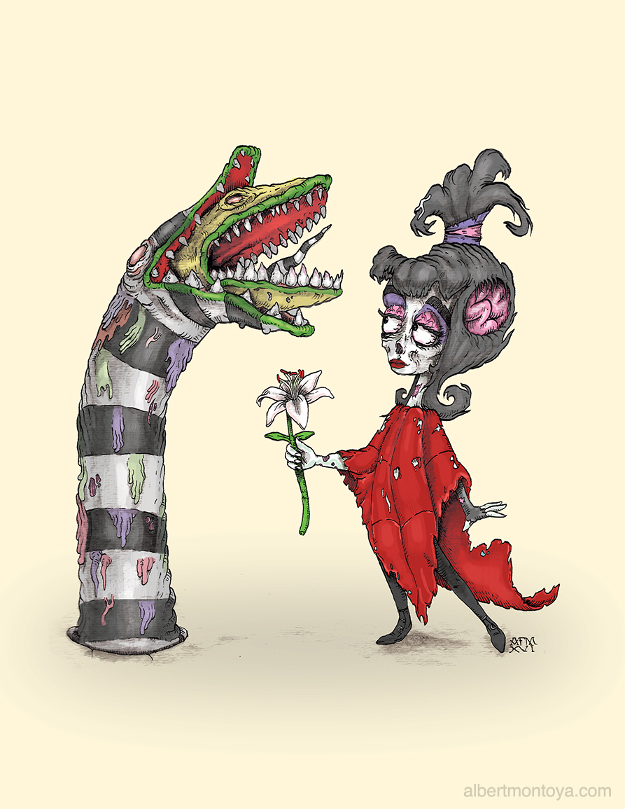 Mixed media illustration, 2016.