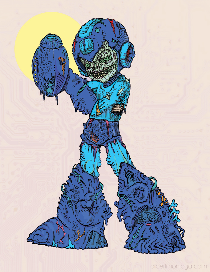 Mixed media illustration, 2013.