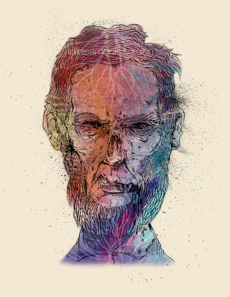 Mixed media illustration, 2012.
