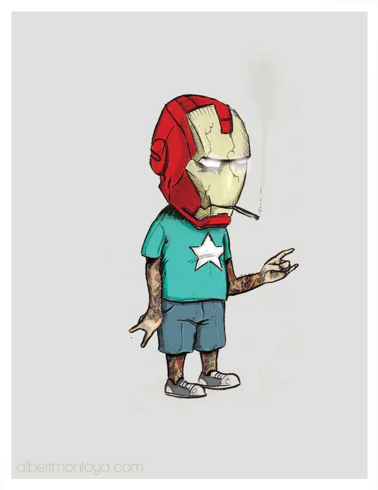 Mixed media illustration, 2012.