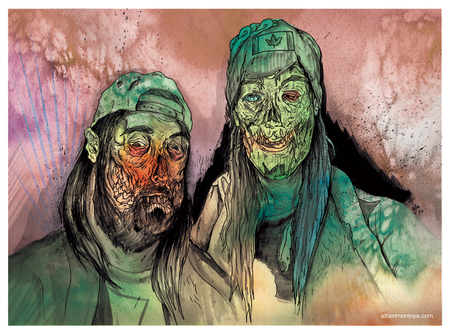 Mixed media illustration, 2012.